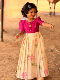 Thamarai - Pink and Sandal - SKA-2910