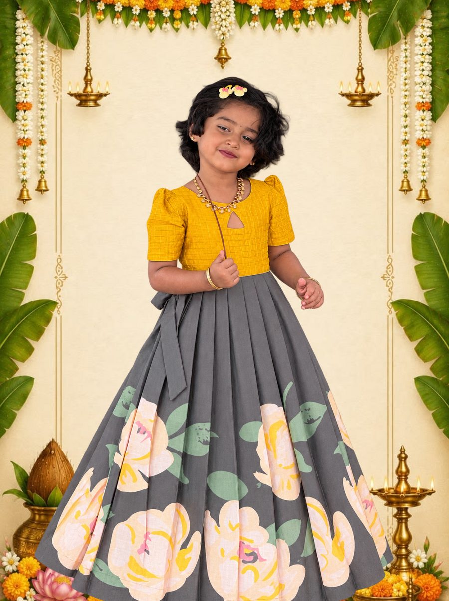 Poovizhi - Mustard Bottle Green - SKA-2907
