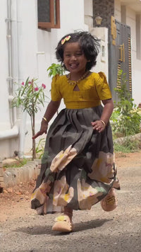 Poovizhi - Mustard Bottle Green - SKA-2907